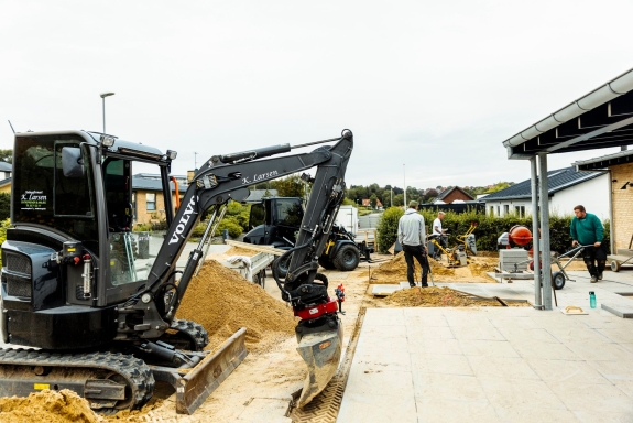 Belægning af Entreprenør