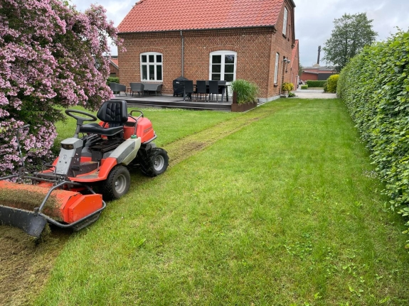 Græsslåning i Viborg