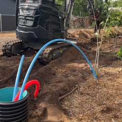 Entreprenør gravearbejde