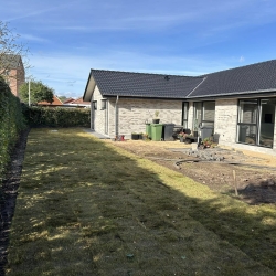 græsplæne til ny bolig