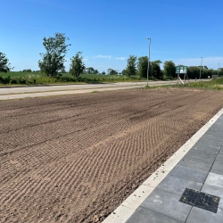 ny græsplæne til nybyggeri