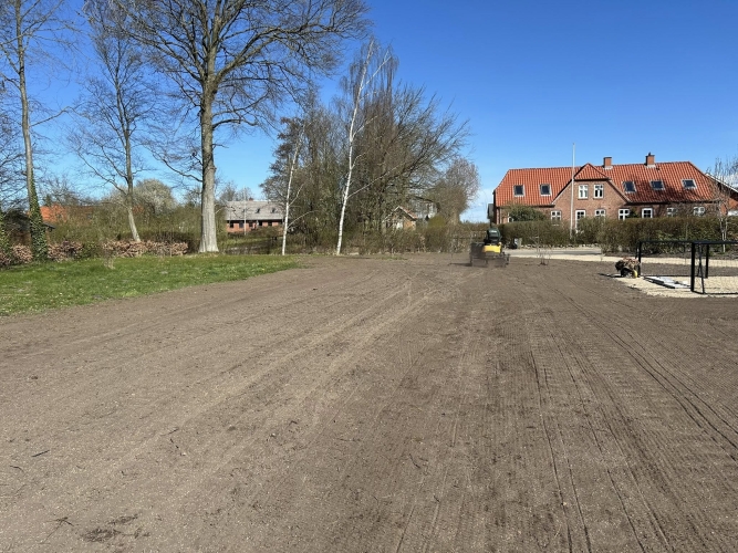 jordunderlag til ny græsplæne
