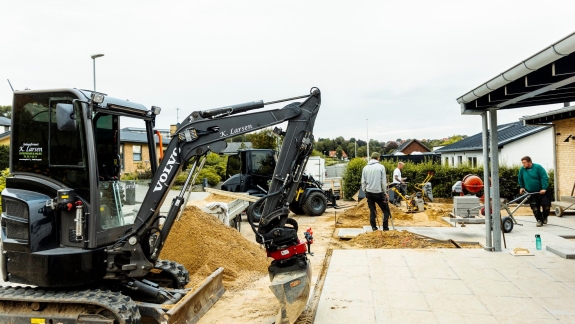 Belægning af Entreprenør