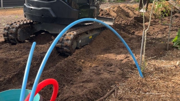 Entreprenør gravearbejde