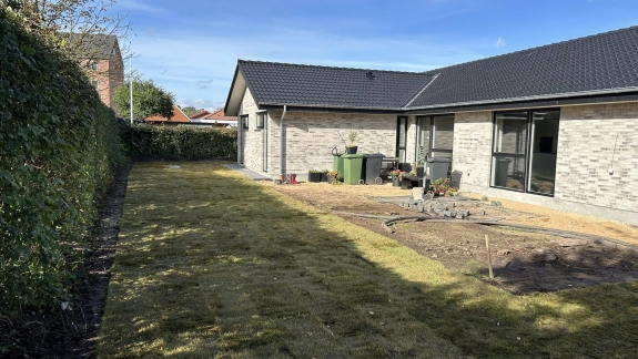 græsplæne til ny bolig