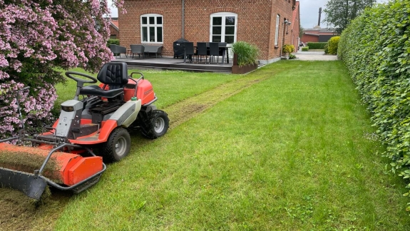 Græsslåning i Viborg