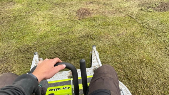 Professionel græsslåning