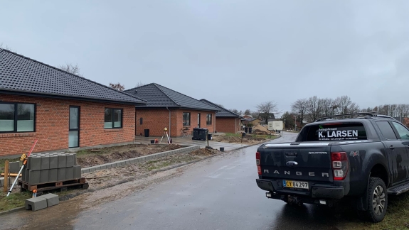 Støttemur i Holstebro